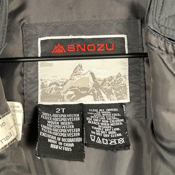 SNOZU Insulated Snow Ski Bib Coveralls - Picture 7 of 8